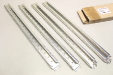 4x RITTAL VX Montageschiene 18 x 38 mm B/T 600 mm Schaltschrank VX8617.720 OVP