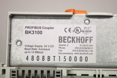 BECKHOFF BK3100 Profibus DP/FMS KL9010 KL2612 KL1002 KL2032  BK3100