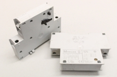 2x KLöCKNER MOELLER NHI 11-PKZ 2 Hilfsschalter Kontaktblock NHI11-PKZ2