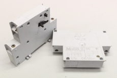 2x KLöCKNER MOELLER NHI 11-PKZ 2 Hilfsschalter Kontaktblock NHI11-PKZ2