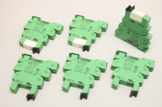 6x PHOENIX CONTACT PLC-BSC- 24DC/21-21 Relaissockel PLC-BSC-24DC/21-21