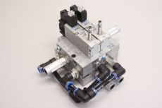 FESTO VSVA-B-M52-MZ-A1-1C1-APP Magnetventil Endplatte Schalldämpfer Sensor 