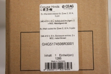 CEAG COOPER CROUSE-HINDS GHG5174506R3001 32A 5Pol EX Wandsteckdose Wanddose OVP