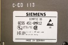 2x  SIEMENS SIMATIC S5 6ES5451-8MR12 E:2 & Adapter Relay OUTPUT 6ES54518MR12