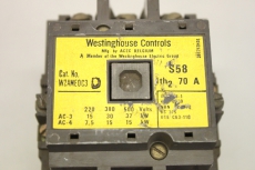 WESTINGHOUSE CONTROLS S58 W2AME0 C3 70A 37KW 15kW  W2AME0C3
