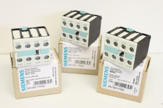 3x SIEMENS 3RH1921-1HA22 2S+2Ö Hilfsschalterblock 4011209293489 