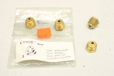 4x UNIGETT 243.07 Ventilführungsmutter nut valve Spraygun Sprühpistole 24307 OVP
