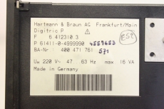 HARTMANN & BRAUN  P61411-0-4999990 6.412310.3 Digitric P Anzeige Display Regler 