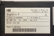 HARTMANN & BRAUN  P61411-0-4999990 6.415041.5 Digitric P Anzeige Display Regler 