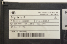 HARTMANN & BRAUN  P61411-0-4999990 6.415035.5 Digitric P Anzeige Display Regler 