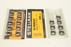 17x STELLRAM  H1X K10 SCMX 09 04 08 R - AL 090408 Wendeschneidplatten OVP