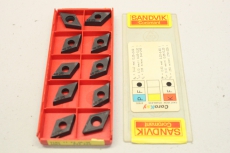 10x SANDVIK 7N0420081 DCMT 11 T3 04-UF  Wendeschneidplatten DCMT 11 T3 04-UF OVP