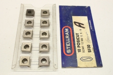 8x STELLRAM SF0  SOMT 12 M6 12 S-B  12M612 Wendeschneidplatten SF0 OVP