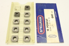 9x STELLRAM GH2 SCKM 12 05 AC TR SCKM1205AC TR Wendeschneidplatten GH2 OVP 