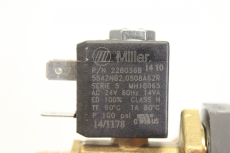 MILLER 5542NB2 228036B GAS Magnetventil Valve 0S08A62R
