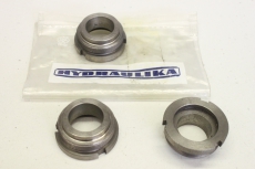 3x HYDRAULIKA 34mm 20mm Flansch Zylinder Lager Deckel OVP