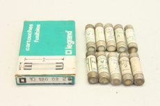 10x LEGRAND 10 120 02 2A 380V 8,5x31,5 Zylindersicherung sicherung 1012002 OVP