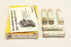 5x LEGRAND   10-13004 4A 500V 10x38 Zylindersicherung sicherung 1013004 OVP