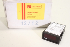 GMW 334-1039 Anzeige Display Panel Meter Spannungsmessgerät  DOM24/48-2000D OVP