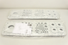 2x RITTAL SZ2563.500 SZ 2563.500 534x149mm Gehäuse Kabelflanschplatte OVP