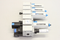 FESTO MS4-EE-1/4-V24-S MS4-FR-1/4-D7-C-R-V-AS MS4-LFM-1/4-B- Wartungseinheit 