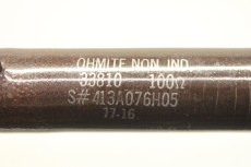 OHMITE NON. IND.  413A076H05 33810 100 Ohm Widerstand Drahtwiderstand 77.16
