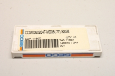 10x SECO CCMX 060204T-MD06 S25M Wendeschneidplatten S25M OVP