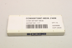 10x SECO CCMX09T308T-ME09 F40M  Wendeschneidplatten F40M  OVP