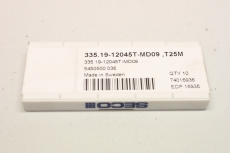 10x SECO 335.19-12045T-MD09 T25M  Wendeschneidplatten 5450500 036 OVP