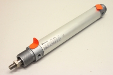 RIEGLER 2.DM.40200 G1/4 40mm 200mm Rundzylinder Doppeltwirkend 