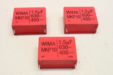 3x WIMA MKP10 Kondensator 1,5µF 630 400 MKP10