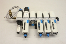FESTO MS4-EE-1/4-V24-S MS4-LFR-1/4-D7-C-R-V-AS  MS4-FRM-1/4 Wartungseinheit 