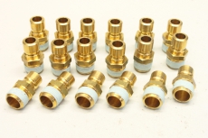 18x  G3/8 Stecker Nippel Kupplung Schnellkupplung Druckluft G3/8