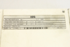 AEG MICROVERTER M 3.7/380 Frequenzumrichter 