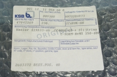 KSB  2603372 Ø420mm CC480K-GS 150-400 Pumpe Pumpenlaufrad  47042209 OVP