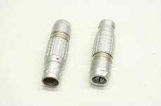 2x LEMO FGG.2B 4 Pol Stecker 2B Rundsteckverbinder 