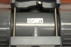 GEORG FISCHER 343 DN32 PVC-U FPM Kugelhahn pneumatischer Stellantrieb 