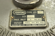 JEAVONS J33 BB 1 1/2 Gas regulator Gas Regler Druckregler 