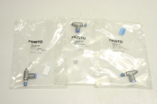 3x FESTO GRLA-M5-QS-4-RS-D Drossel Rückschlagventil 197577 OVP