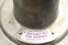JEAVONS England 5mb 2 WG ZERO GOVERNOR Gas regulator Gas Regler Druckregler 