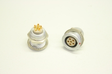 2x LEMO EGG.2B  Stecker Industrie connector  Push-Pull Rundsteckverbinder 