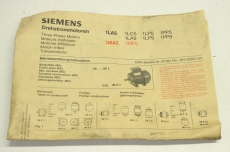 SIEMENS 1LA5063-2AA12 0,29kW  Motor 