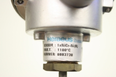 HERAEUS SENSOR 9883738 400mm 1000° 1x NICR-NI(K) Thermoelement 
