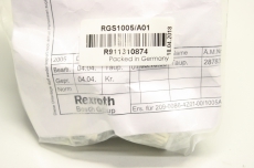 REXROTH RGS1005/A01 Stecker für Servomotor Screw R911310874 OVP