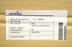 2x HOERBIGER 1928544 Dichtung OFD Abstreifringgruppe Seal Gasket 1928544 OVP