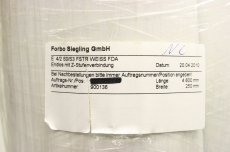 FORBO SIEGLING  E 4/2 S0/S3 FSTR WEISS FDS 4600mm 250mm Transportband 900136 OVP