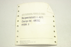  02638028 1.4571 Hydra R 475mm Schlauch Balgschlauch Balg Wellschlauch flexibel 