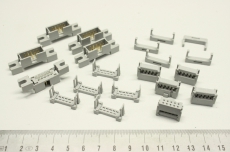 5x AMPHENOL 812-10 10 Pins  Stecker 822-10