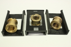 3x  DZHGJHJKL 3/8 EV 50 Leitmutter Nachrüstsatz EV50 guide nut DZHGJHJKL