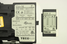 TECO CU-16 & CU-16 & CUA-2 RHU-10/12.5K1 Schütz 3.CUA-2
